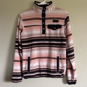 CINCH striped fleece sweater